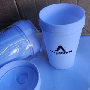 4 Plastic Shaker Cups Smoothie Shakers New